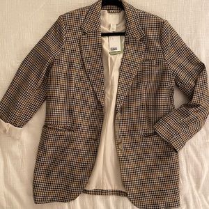 NEW WITH TAGS! Oversized Houndstooth Blazer